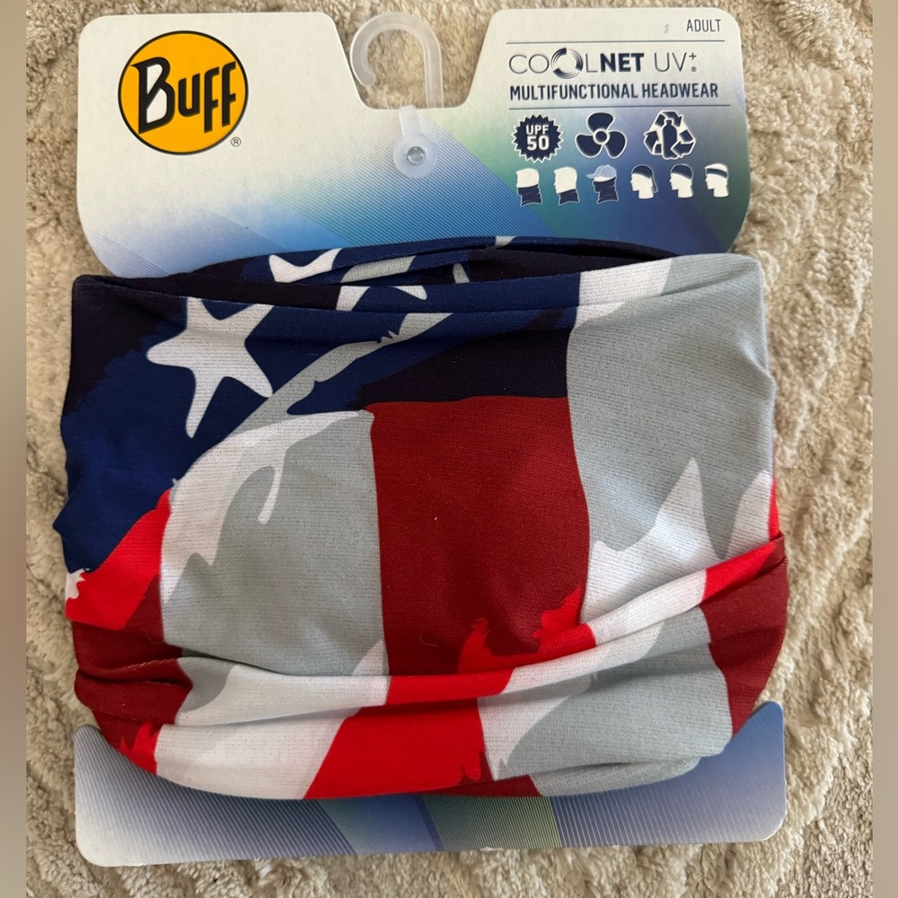 Buff coolnet UV+ gator- American flag-Adult